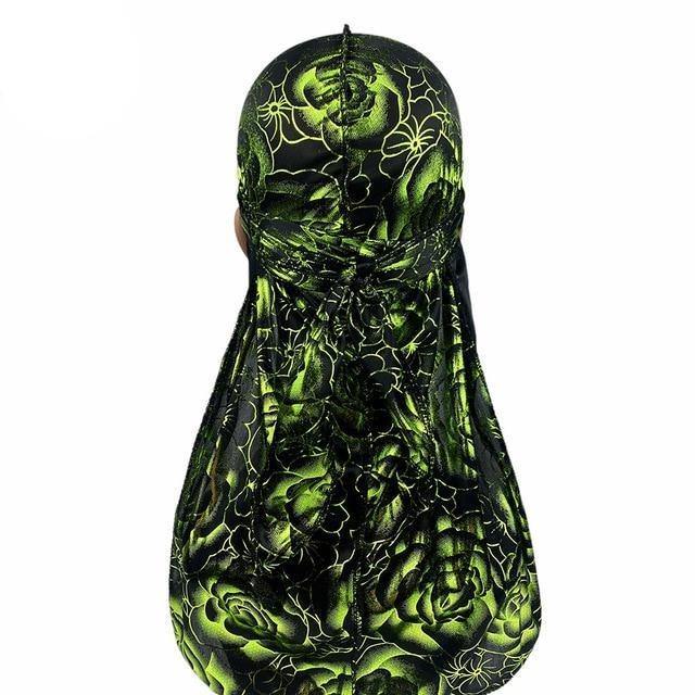 durag velours strass vert main image 1