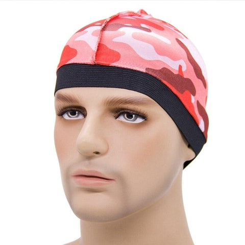 wave cap camouflage rouge