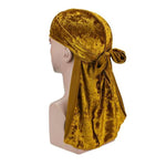 Durag homme velours doré